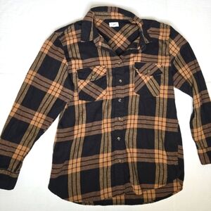 Weekends Everyday Flannel Button Down Shirt